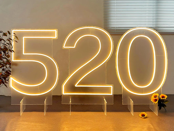 LED霓虹灯发光字定制 中山厂家