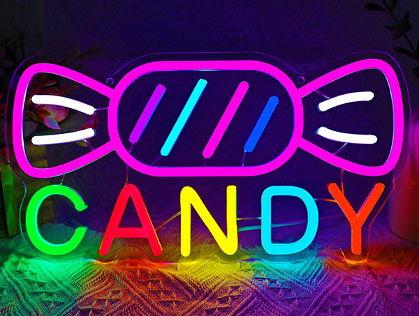 霓虹灯发光字定制 节日霓虹灯定制