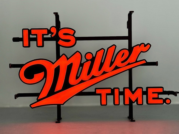 独立支架霓虹灯标志定制 落地式霓虹灯